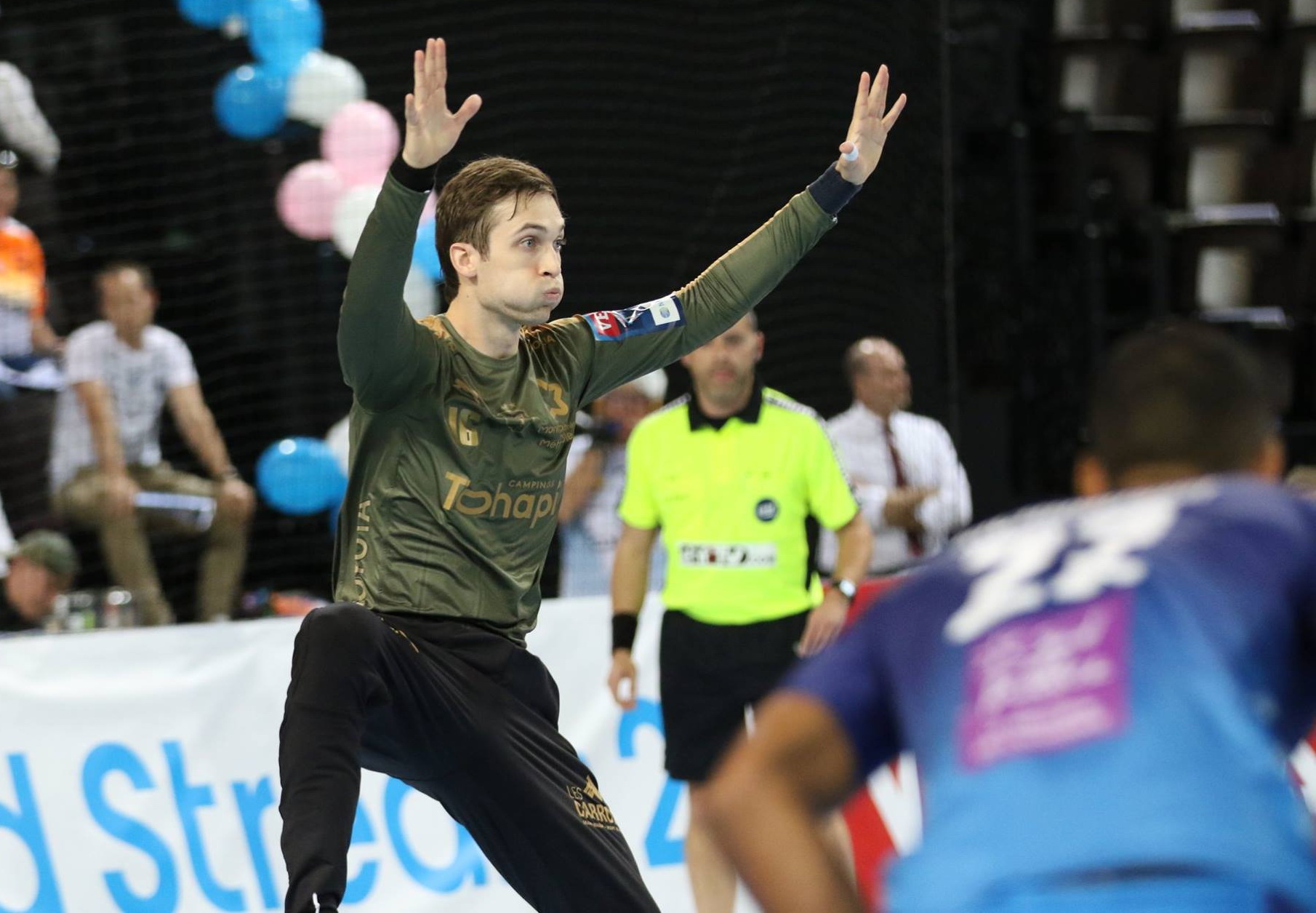 Nikola Portner Im Trikot Von Montpellier HB