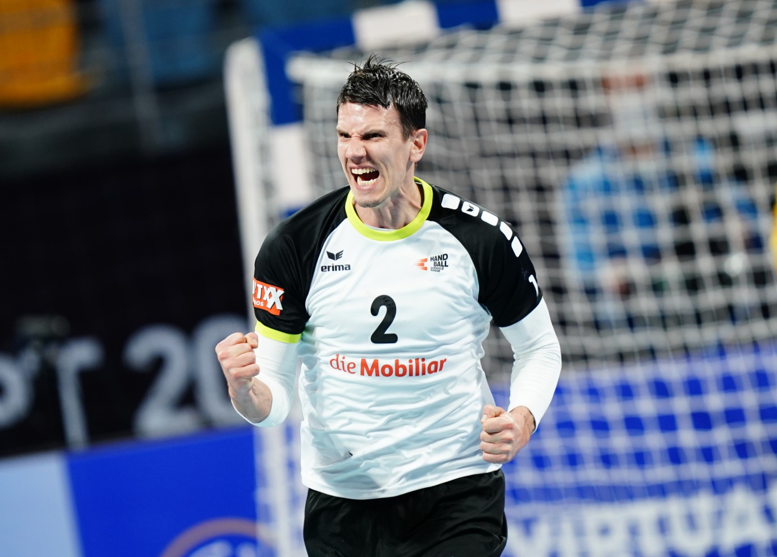 Andy Schmid führte die Schweiz zum 28:25-Erfolg und wurde als "Spieler des Spiels" ausgezeichnet (Agentur DIENER/Eva Manhart)