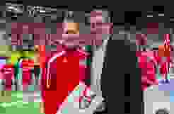 Kerstin Kündig mit SHV-Zentralpräsident Ulrich Rubeli. (Martin Deuring) Kerstin Kündig mit SHV-Zentralpräsident Ulrich Rubeli. (Martin Deuring)