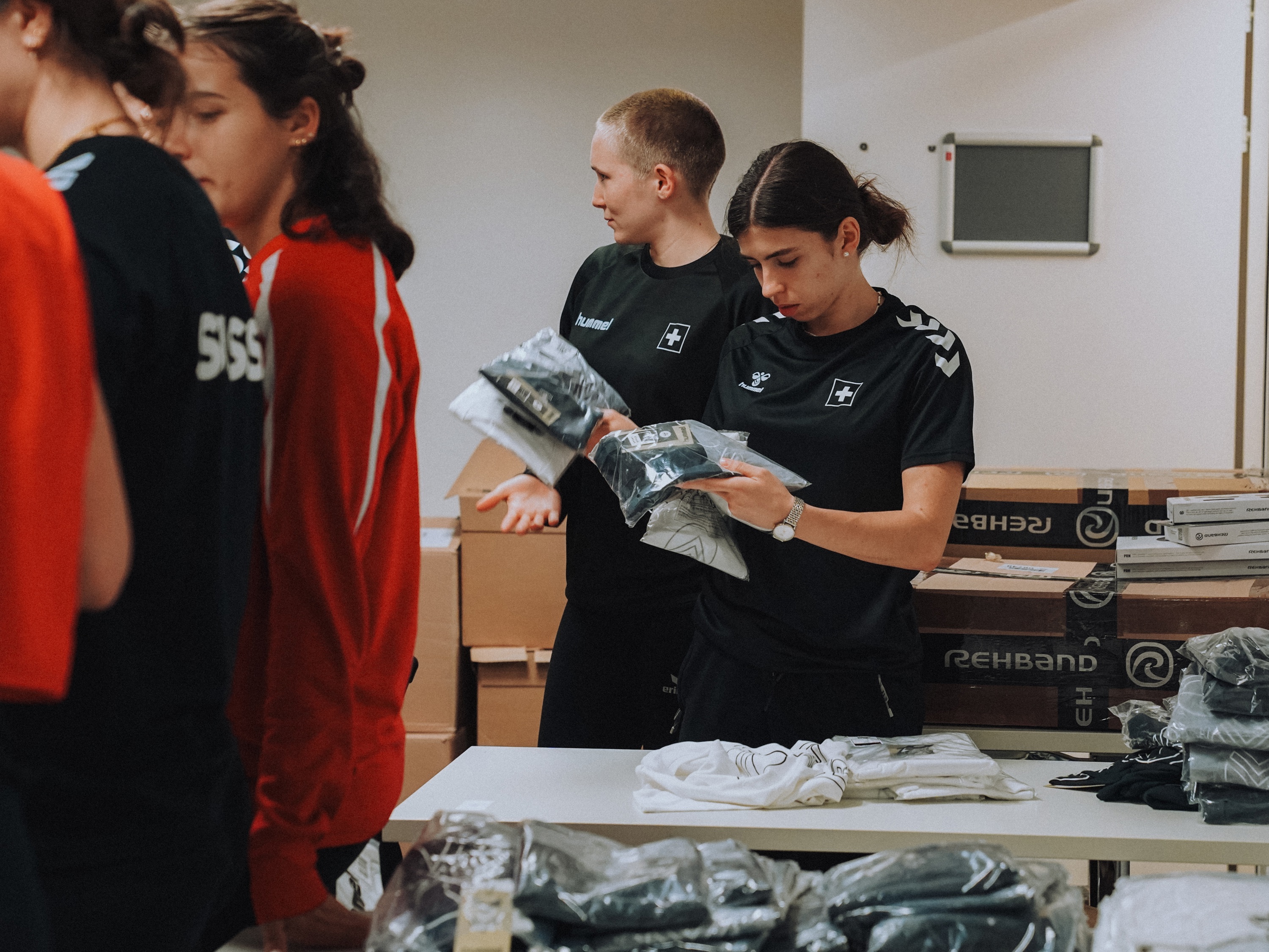 Materialausgabe mit hummel