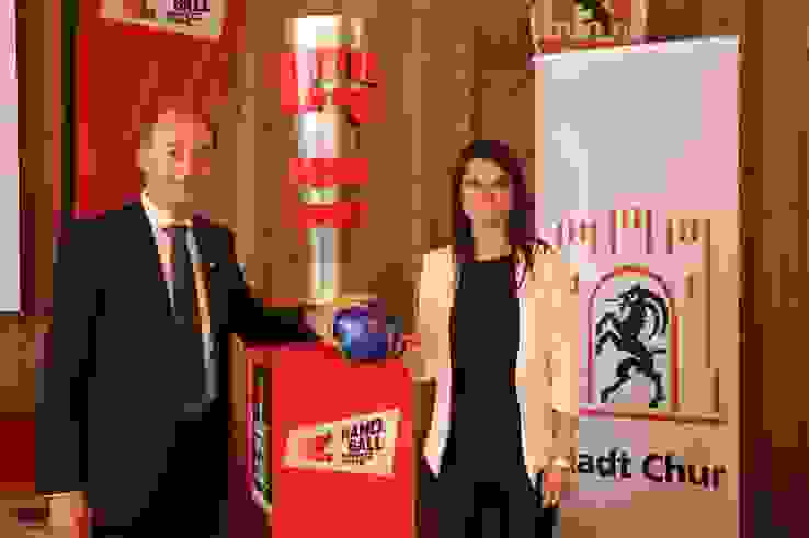 Urs Marti und Delia Dünser in Chur Urs Marti und Delia Dünser in Chur