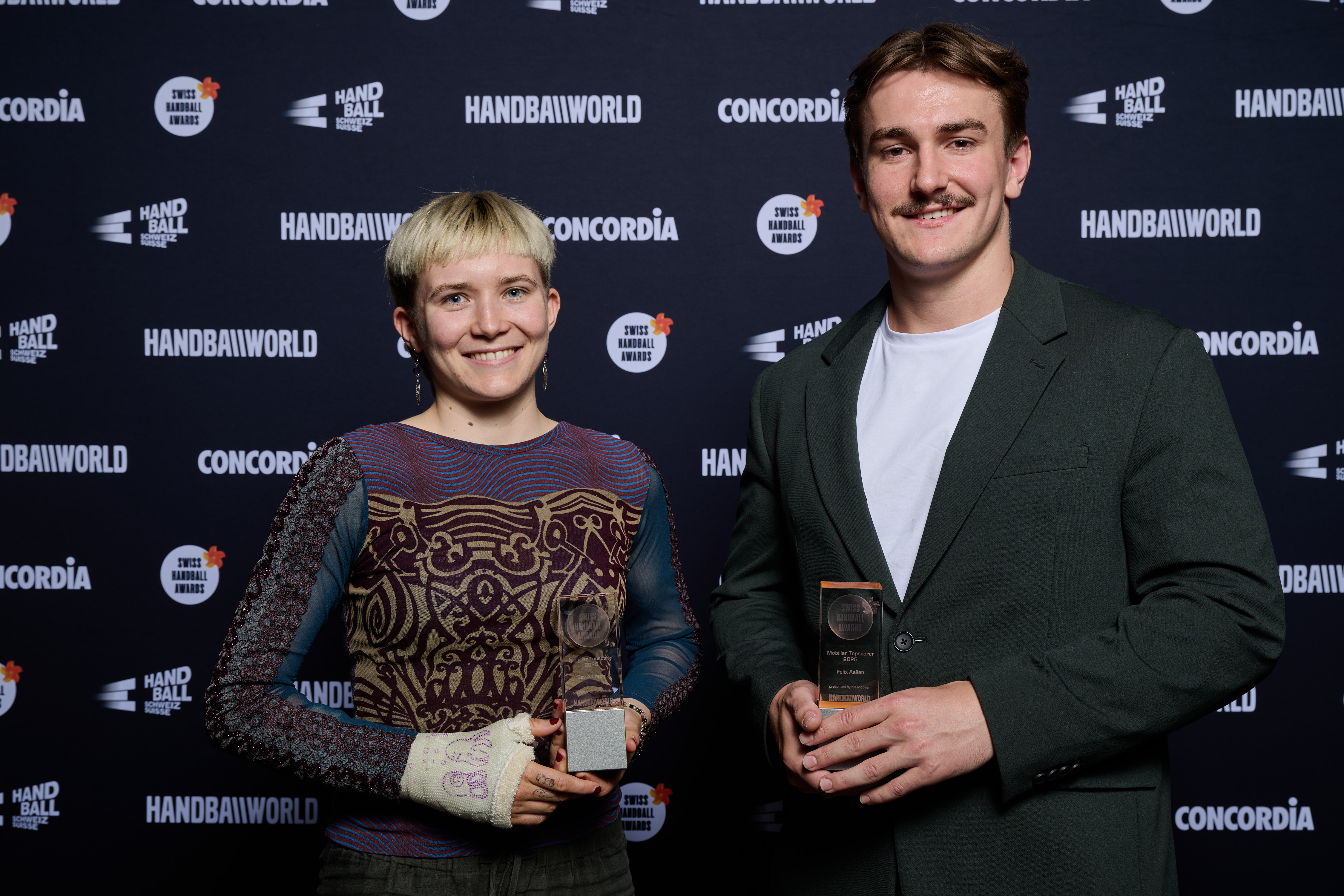 Sev Albrecht et Felix Aellen Topscorer