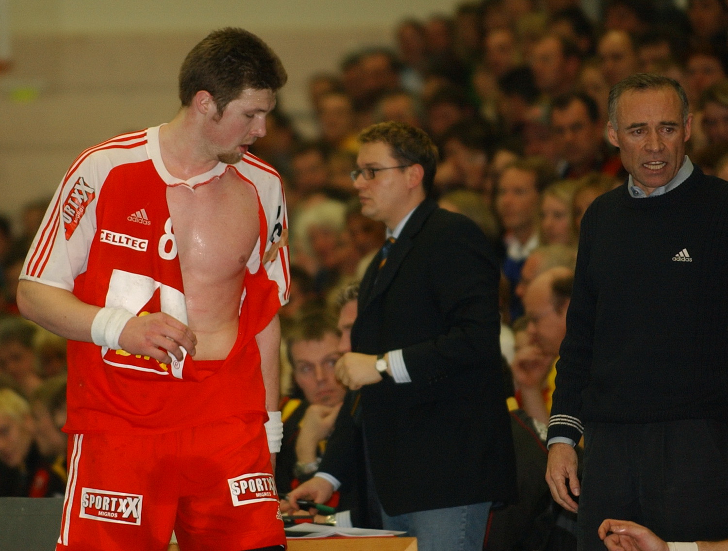 2005-01-07 GER-SUI 28-20 Testspiel Konstanz Stettler 02.jpg