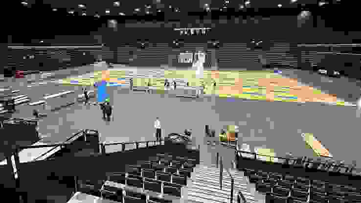 St. Jakobshalle Aufbau St. Jakobshalle Aufbau