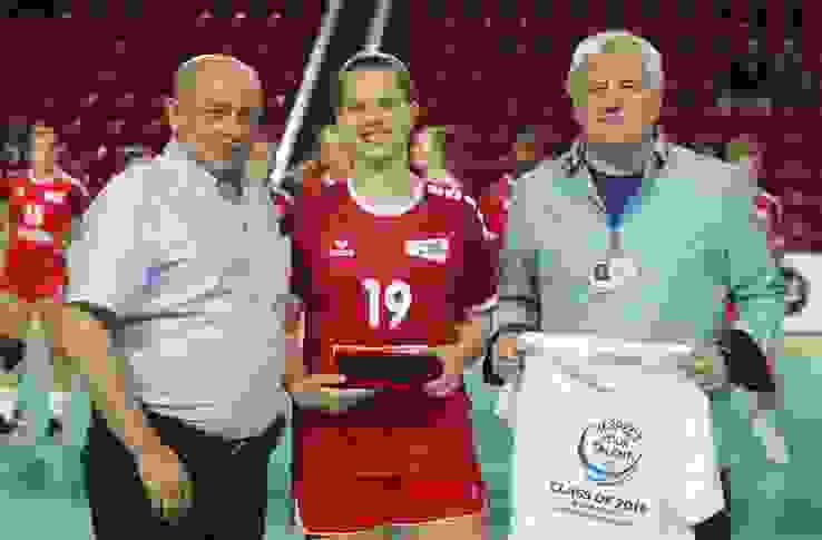 Deborah Annen Best Player Gegen Litauen (EHF) Deborah Annen Best Player Gegen Litauen (EHF)