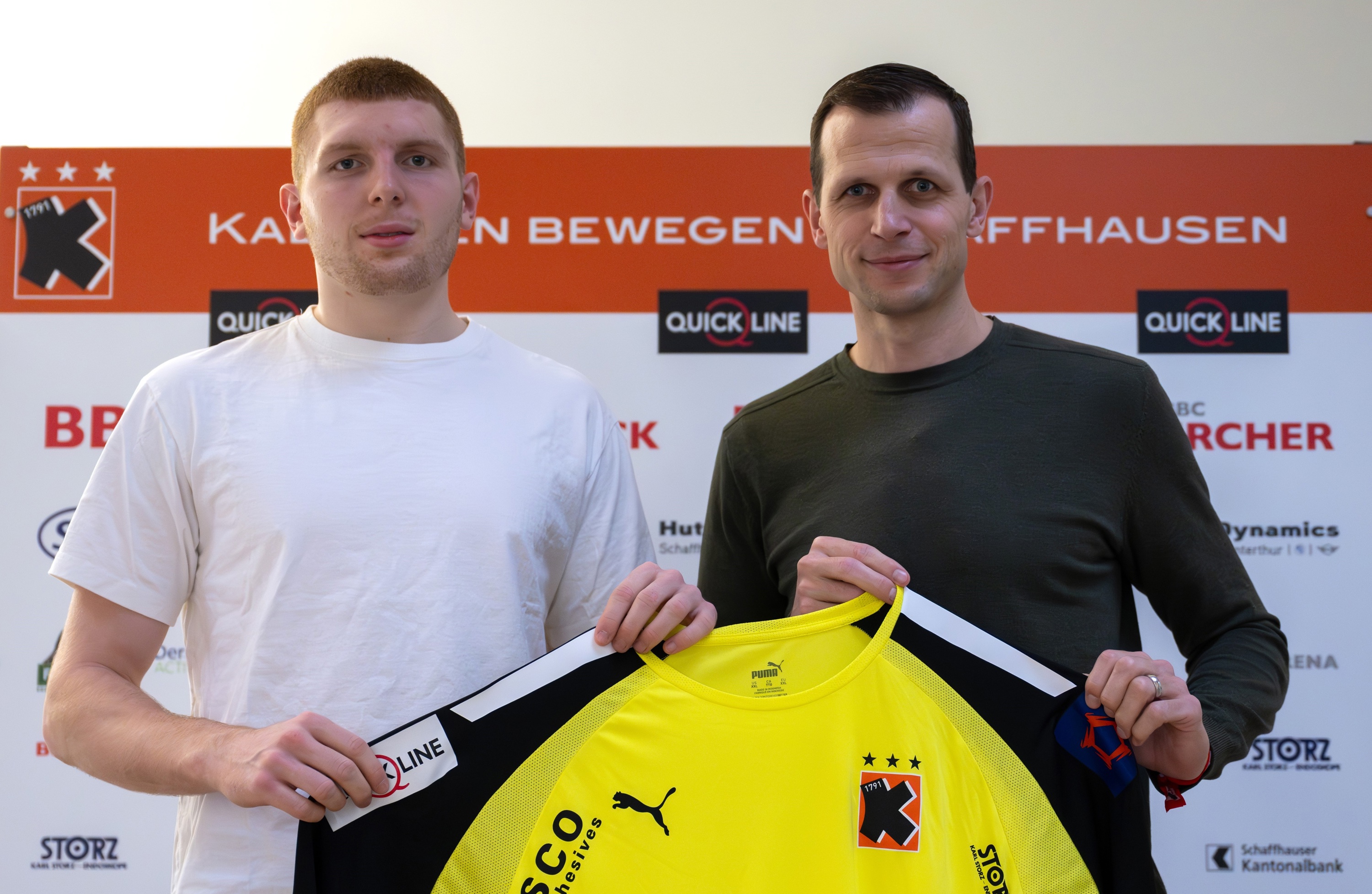 Leon Bergmann Und David Graubner Kadetten Schaffhausen