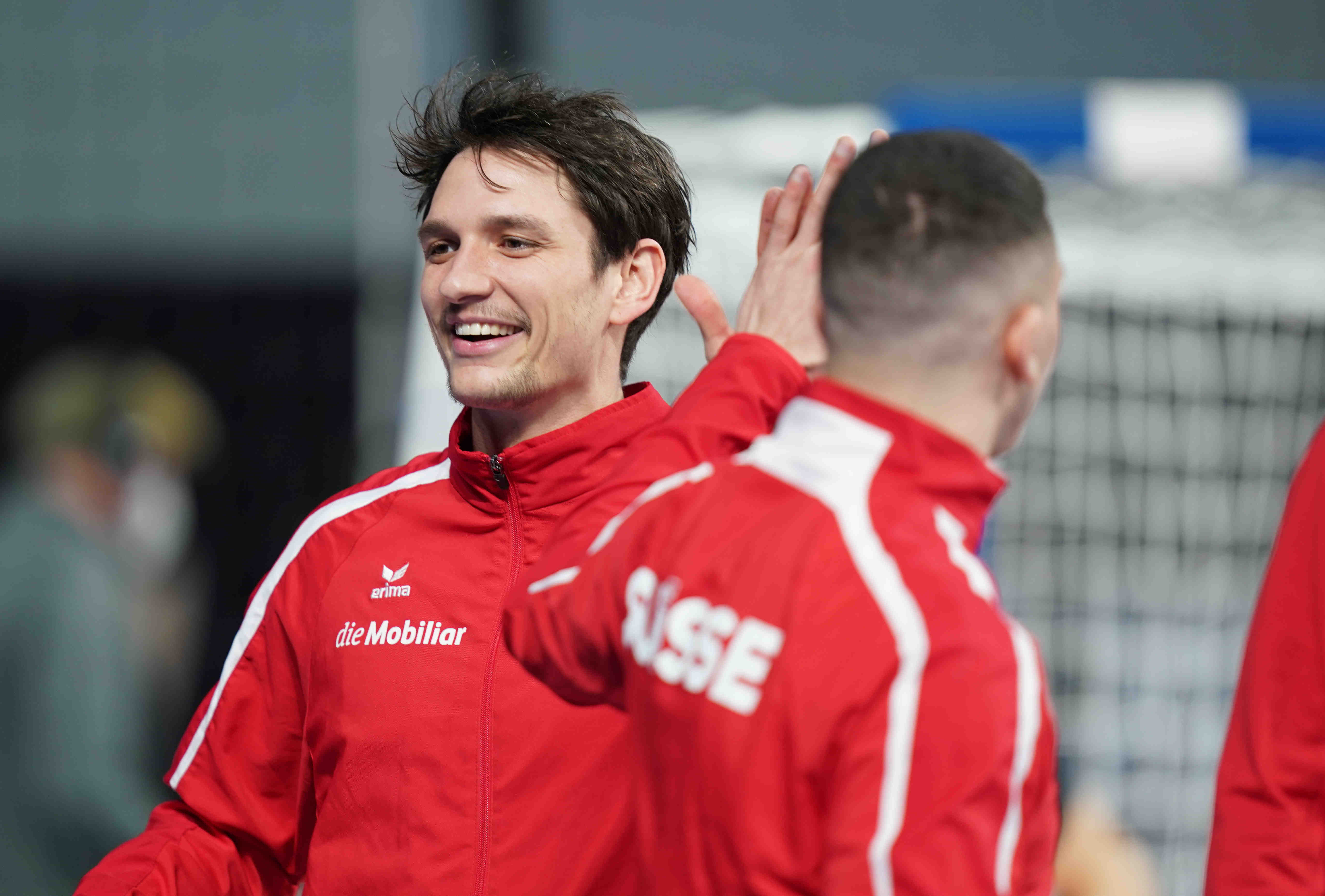 Nicolas Raemy gut gelaunt