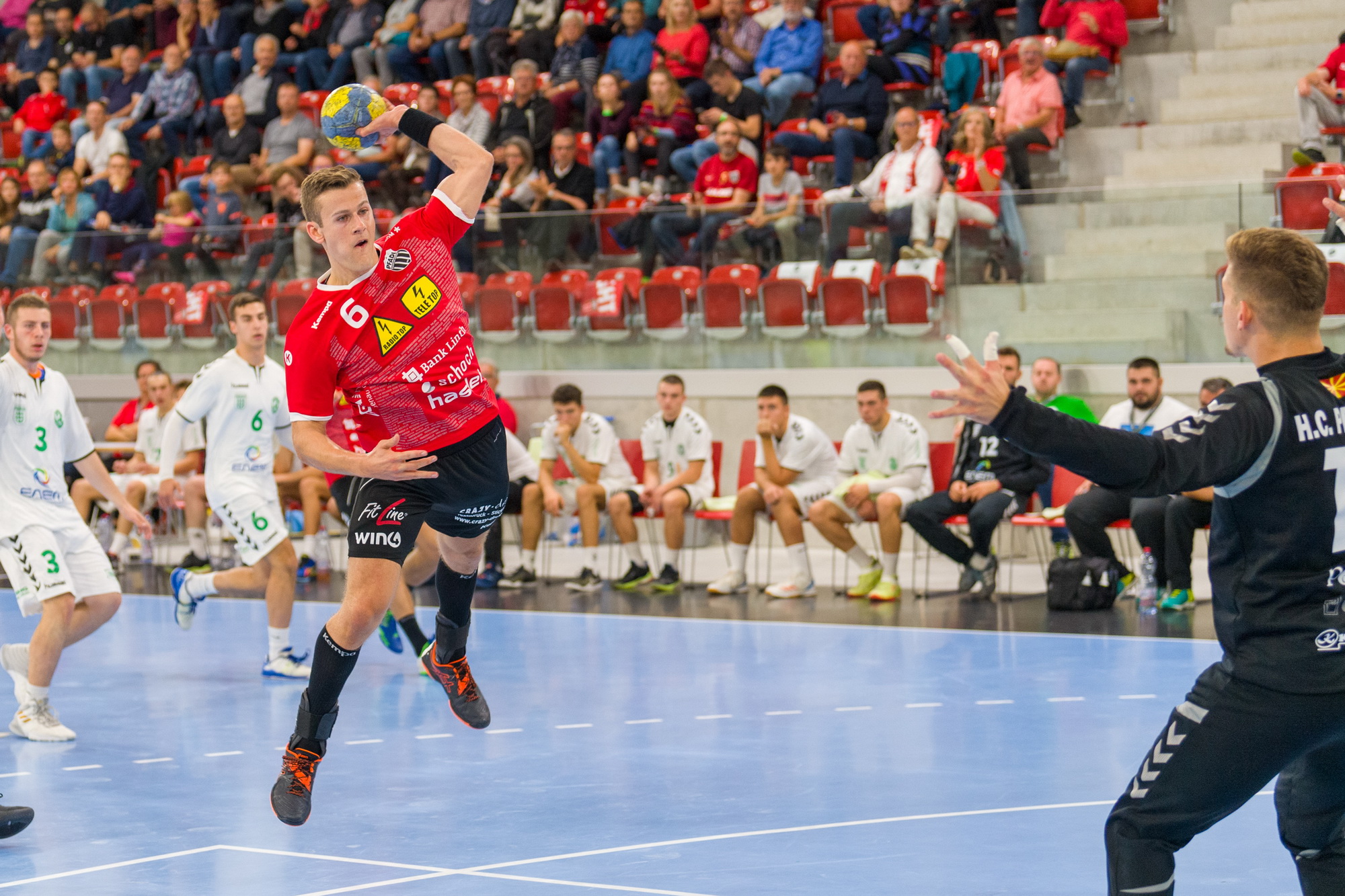 Cédrie Tynowski im EHF Cup (Martin Deuring)