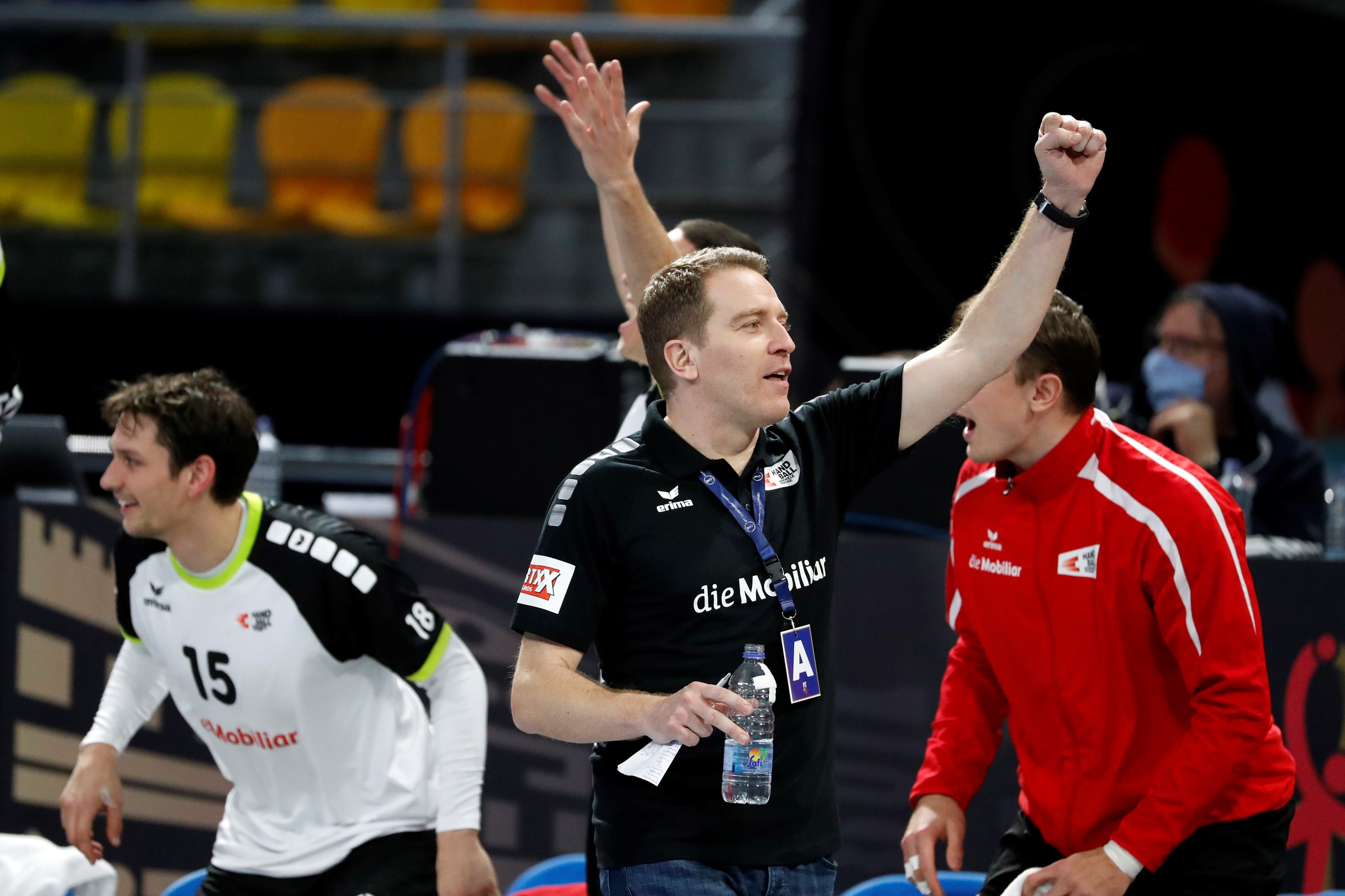 Siegerpose von Michael Suter