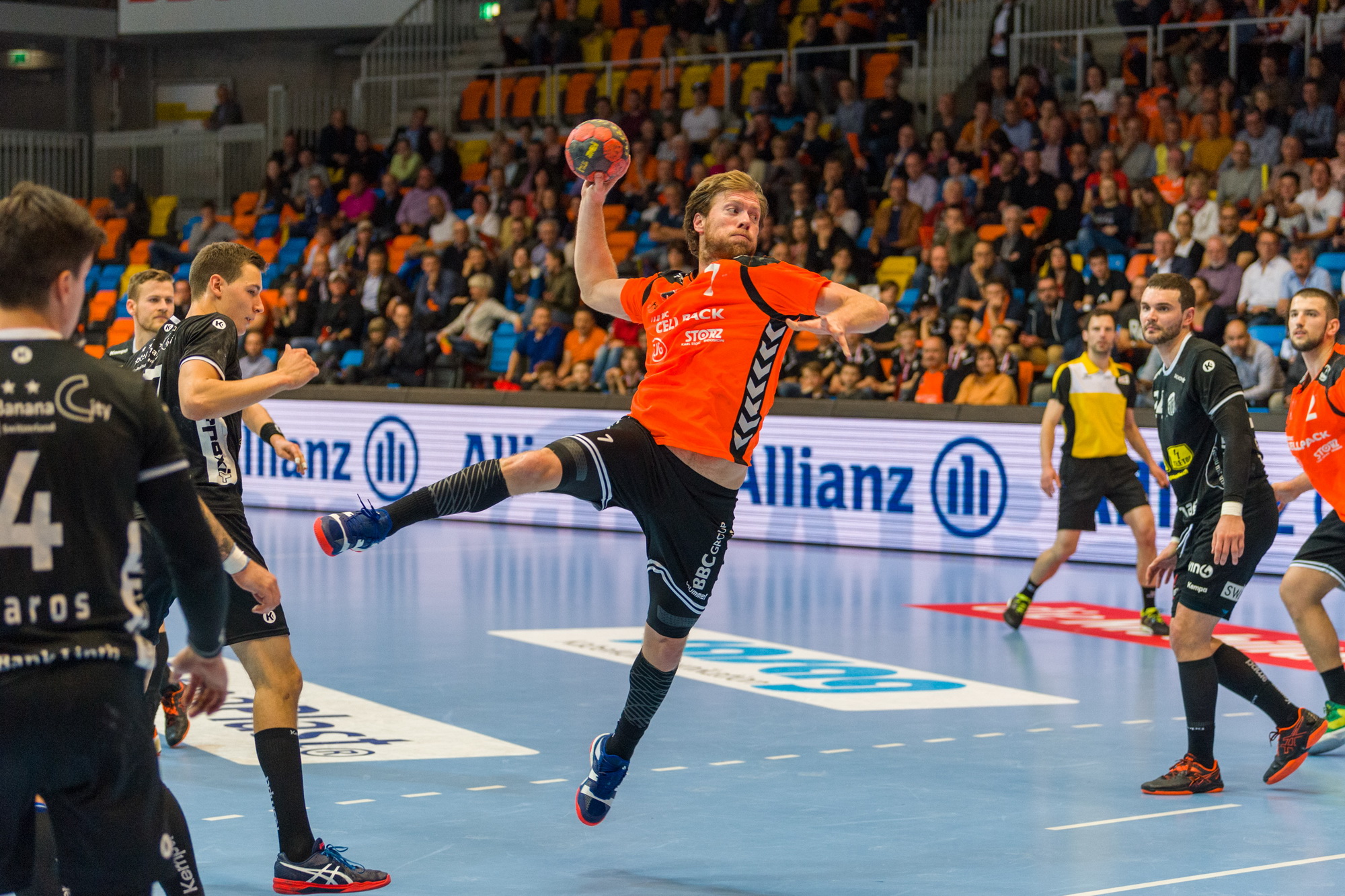 Gabor Csaszar war der erfolgreichsre Werfer im ersten Finalspiel (Bild: Martin Deuring)