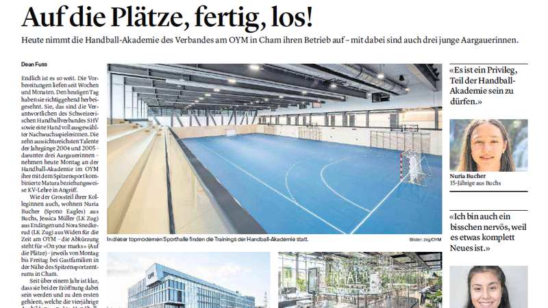 Medienspiegel Akademie Aargauer Zeitung